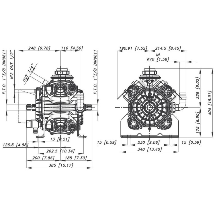 Насос PBO 1440 VD 417015973