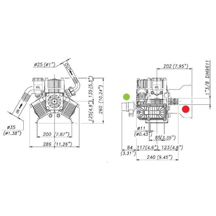 Насос POLY 2073 VS 635000973DS