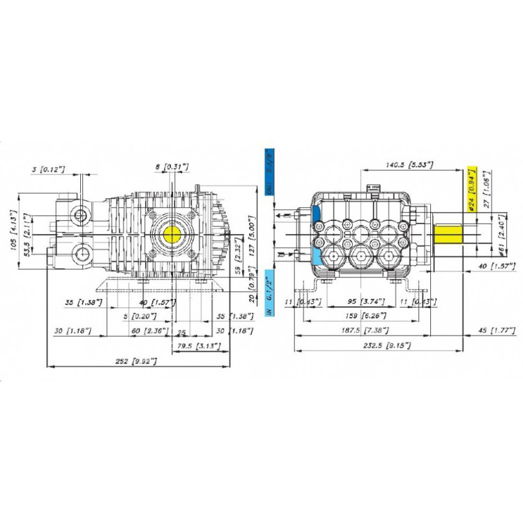 Насос TML 1528-HW 07103597A