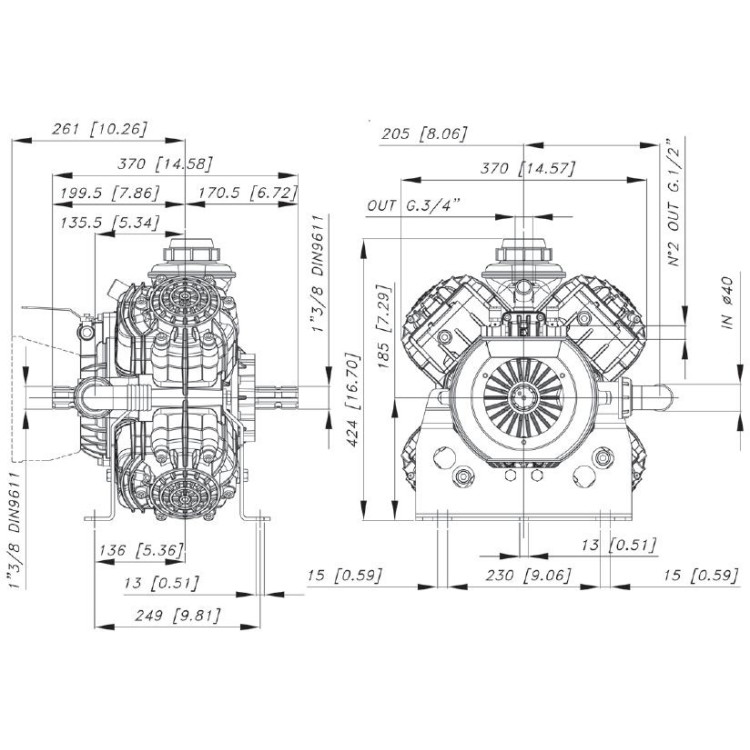 Насос PPS 1615 VD 401050973