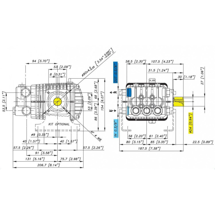 Насос WBL 1016-F (2800 об/мин) 026025973