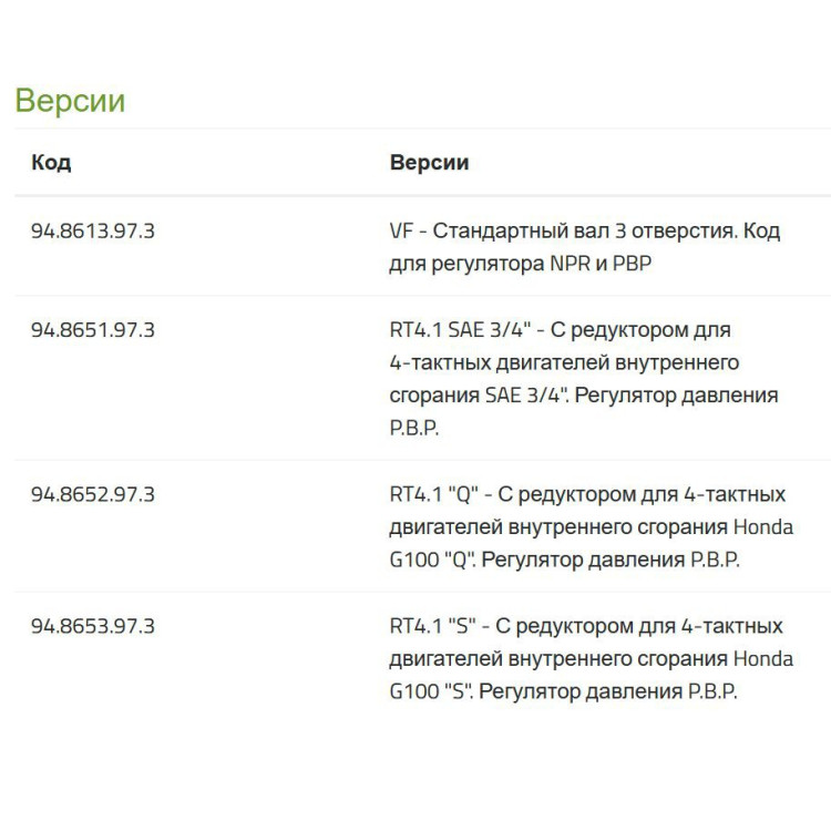 Насос POLY 2025 RT4.1 (3/4) (FOR PBP) 94865197ADS